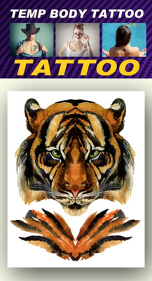 

smilendeal Smilendeal_TB0031 Tiger Temp Body Big Size Tattoo(Tiger)