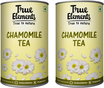 True Elements Chamomile Tea Leaves Chamomile Green Tea(200 g, Drum)