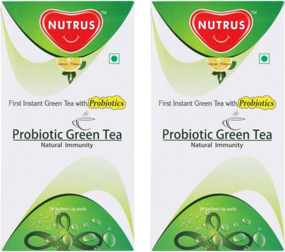 

Nutrus Probiotic Lemon Lemon Green Tea Bags(80 g, Box)