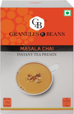 

Granules and Beans Ginger (Adrak) Instant Tea Premix - (10 Sachetx14gm=140gm) … Ginger Instant Tea Pouch(1 Bags)