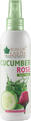 

Bliss of Earth Cucumber Rose Skin Mist Toner | Facial Mist | 100ML | Refreshing & Clarifying | Pore Minimizing & Soothing | …(100 ml)