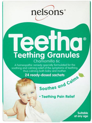 

Nelsons Teetha Teething Granules (Chamomilla 6c) - 24 Sachets Toothpaste(24 g)