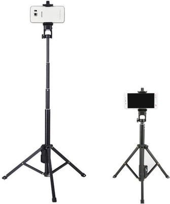 

FKU 1688 2 in 1 Selfi Stick And Bluetooth Shutter Tripod Kit(Black, Supports Up to 5 g)