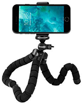 

BJORK Flexible Mini Tripod Camera Travel Tripod with 360 Rotatable mobile holder mount Octopus design WITH Gorillapod Universal stand for all Smartphones and Video Cameras Tripod, Tripod Kit(Multicolor, Supports Up to 3.5)