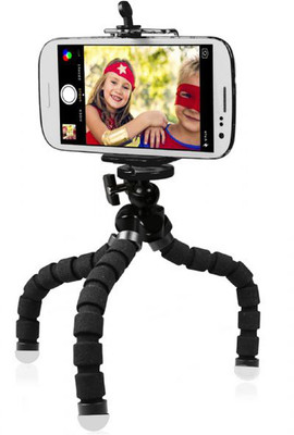

BJORK Flexible Mini Tripod Camera Travel AS-56 Tripod with 360 Rotatable Phone Holder mobile holder Selfie stick Gorillapod Universal Tripods For all Smartphones and Video Cameras, DSLR Tripod.,., Tripod, Tripod Kit(Multicolor, Supports Up to 3.5)