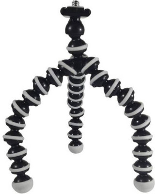 

Klick N Shop Gorilla Tripod 10" - Fully Flexible Foldable Octopus Medium Size Tripod Stand (10 Inch Height) for Mobile Smartphones & DSLR Cameras Tripod(Black, Supports Up to 1200)