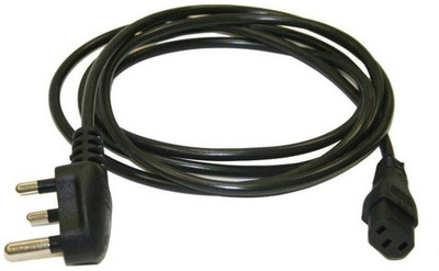 

Teratech TV-out Cable 3 Pin Power Supply Cable Desktop Adapter 1.5 Meter Power Cord(Black, For Computer)