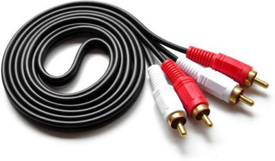 

Kebilshop TV-out Cable 2 RCA Male to 2 RCA Male Audio Video Cable For Home Theater,TV,DVD,Set Top Box, (1 .2 M) (Black, For Home Theater)(Black, For Home Theater)
