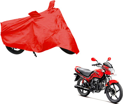AUTO PEARL Two Wheeler Cover for Hero(Passion Pro, Red)