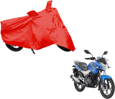 AUTO PEARL Two Wheeler Cover for Bajaj(Discover 125 DTS-i, Red)