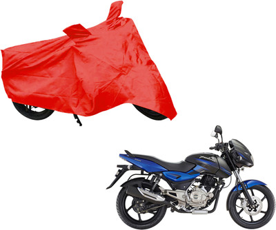 AUTO PEARL Two Wheeler Cover for Bajaj(Pulsar 150 DTS-i, Red)