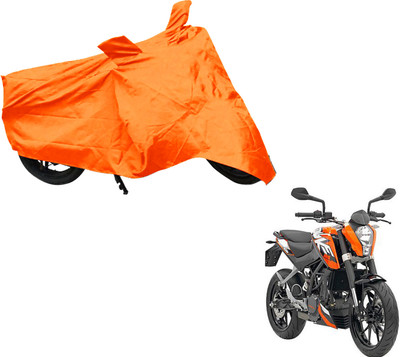 AUTO PEARL Two Wheeler Cover for KTM(Duke 200, Orange)