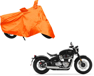 AUTO PEARL Two Wheeler Cover for Triumph(Bobber 350, Orange)