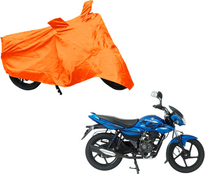 AUTO PEARL Two Wheeler Cover for Bajaj(XCD 125cc, Orange)