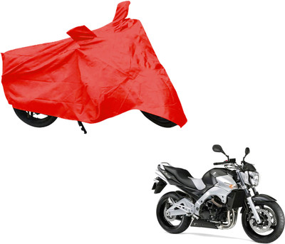 AUTO PEARL Two Wheeler Cover for Suzuki(Red)