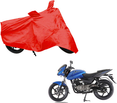 AUTO PEARL Two Wheeler Cover for Bajaj(Pulsar 180 DTS-i, Red)