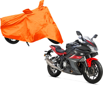 AUTO PEARL Two Wheeler Cover for DSK Benelli(GS, Orange)