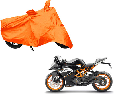 AUTO PEARL Two Wheeler Cover for KTM(RC 200, Orange)