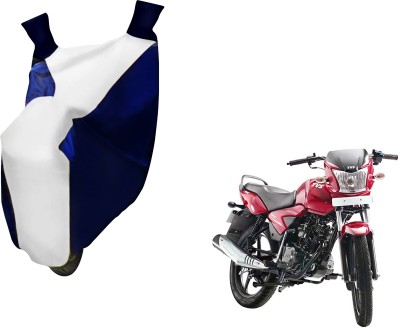 AUTO PEARL Two Wheeler Cover for TVS(Star City, White, Blue)