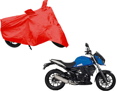 AUTO PEARL Two Wheeler Cover for Mahindra(Mojo, Red)