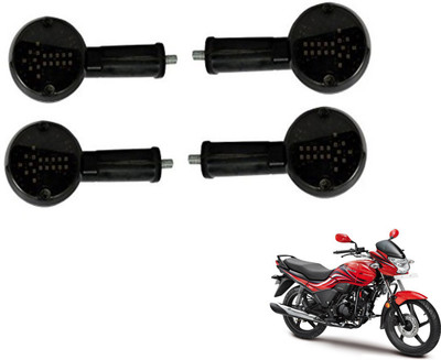 MOCKHE Front, Rear LED Indicator Light for Hero Passion X Pro(White)