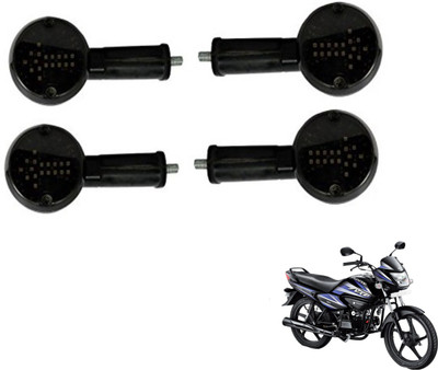 MOCKHE Front, Rear LED Indicator Light for Hero Splendor NXG(White)