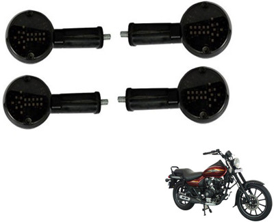 MOCKHE Front, Rear LED Indicator Light for Bajaj Avenger 150(White)