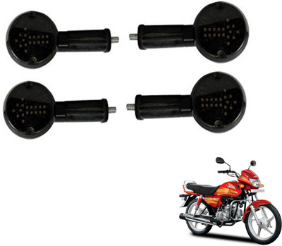 MOCKHE Front, Rear LED Indicator Light for Hero CD deluxe(White)