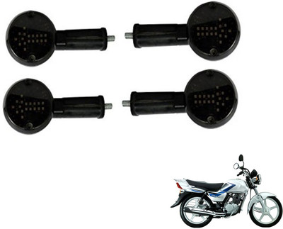 MOCKHE Front, Rear LED Indicator Light for Suzuki Heat(White)