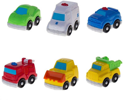 

Baybee Unbreakable Automobile Car Toy Set of 6(Multicolor)