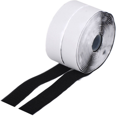 

Royalkart Hook And Loop Tape Roll Strips With Adhesive Back Mounting Tape For Picture And Tools Hanging Pedal Board Fastening (9 M Hook + 9 M Loop) Stick-on Velcro(Black)