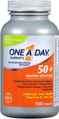 

One A Day Women 50+, Healthy Advantage, Multivitamin/Multimineral Supplement, 100 Tablets(100 No)
