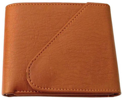 

Quetzal Boys Casual Tan Artificial Leather Wallet(5 Card Slots)