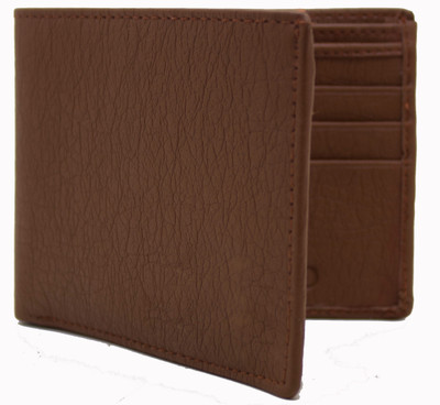 

Facinate Men Casual Brown Artificial Leather Wallet(10 Card Slots)