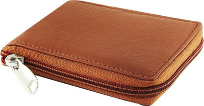 

Just Leather Men Casual Tan Artificial Leather Wallet(5 Card Slots)