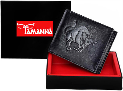 

Tamanna Men Casual Black Genuine Leather Wallet(1 Card Slot)