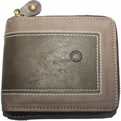 

woodland1 Men Casual Khaki Genuine Leather Wallet(5 Card Slots), Black