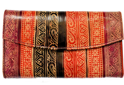 

TrendyCloset Women Casual Multicolor Genuine Leather Wallet, Tan