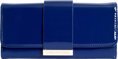 

Lino Perros Women Casual Blue Artificial Leather Wallet(2 Card Slots)