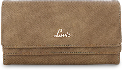 

Lavie Women Casual Green Genuine Leather Wallet(12 Card Slots)