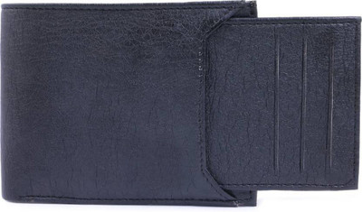

Just Leather Boys Casual Blue Artificial Leather Wallet(5 Card Slots), Black