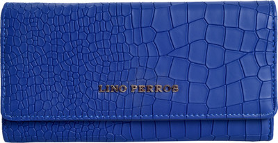 

Lino Perros Women Formal Blue Artificial Leather Wallet(6 Card Slots)