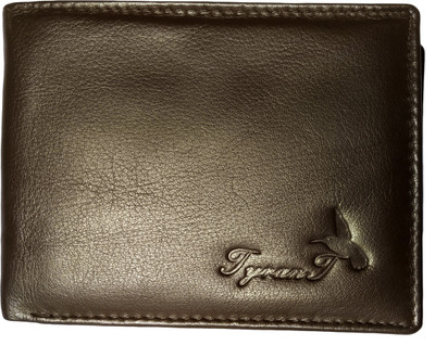 

TyranT Men Casual Brown Genuine Leather Wallet(6 Card Slots), Light brown