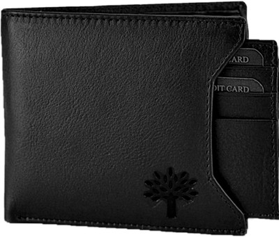 

COST TO COST Men Casual Black Genuine Leather Wallet(8 Card Slots)