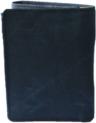 

woodland1 Men Casual Blue Fabric Wallet(6 Card Slots)