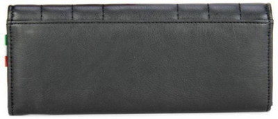 

ALTON Women Casual Black Artificial Leather Wrist Wallet(10 Card Slots)