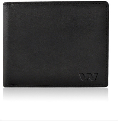 

vickiana quest Men Formal Black Genuine Leather Wallet(6 Card Slots)