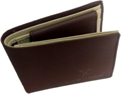 

KISNA XL Boys Brown Genuine Leather Wallet(6 Card Slots)