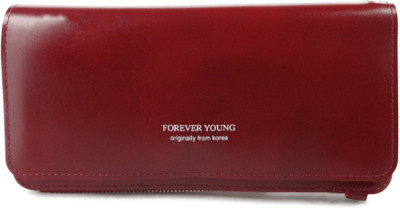 

SB Women Casual Maroon Artificial Leather Wallet(16 Card Slots), Red