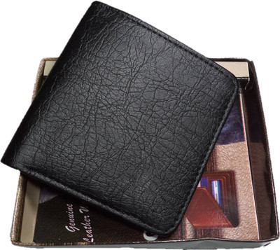 

celebrave Men Formal Black Genuine Leather Wallet(6 Card Slots)